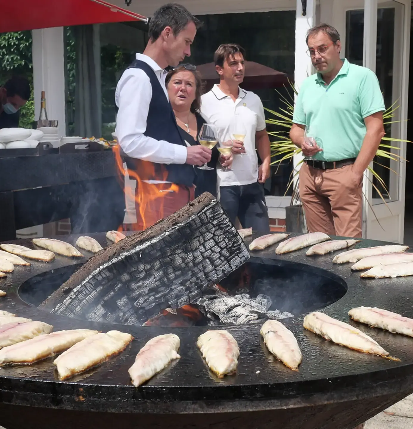 Brunch du lendemain servi au Domaine de Joinville